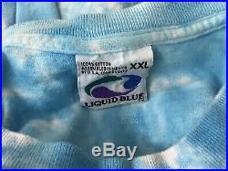 Vintage Grateful Dead Liquid Blue Skydiving Clouds T-Shirt Size XXL (J15)