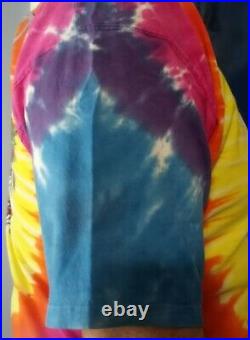 Vintage Grateful Dead Liquid Blue Space Your Face Tie Dye T-Shirt Size Men's 2XL