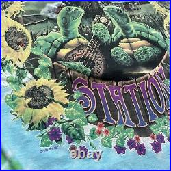 Vintage Grateful Dead Liquid Blue Terrapin Station Turtle Tie Dye Shirt Size XL