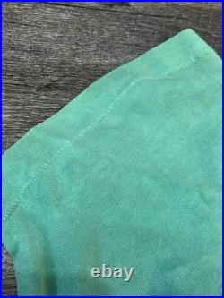 Vintage Grateful Dead Liquid Blue Treads 1995 Green T Shirt Men L Single St Rare