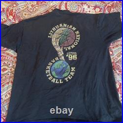 Vintage Grateful Dead Lithuania Basketball Tie Dye Shirt 4 Lot Xl L 1990s GD
