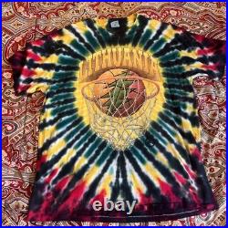 Vintage Grateful Dead Lithuania Basketball Tie Dye Shirt 4 Lot Xl L 1990s GD