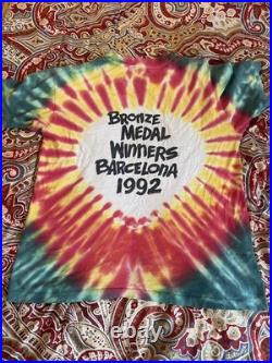 Vintage Grateful Dead Lithuania Basketball Tie Dye Shirt 4 Lot Xl L 1990s GD