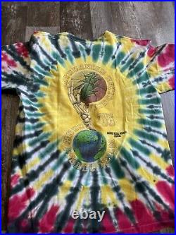 Vintage Grateful Dead Lithuania Basketball Tie Dye T-shirt Sz XL 1996