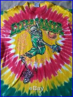 Vintage Grateful Dead Lithuania Basketball Tie Dye XL shirt 1996 Olympics RARE