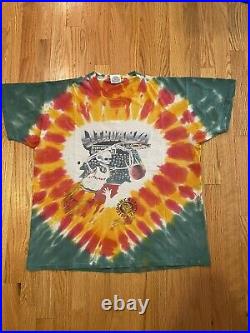 Vintage Grateful Dead Lithuania Tie Dye T Shirt Sz XL I Will Survive 1996 RARE