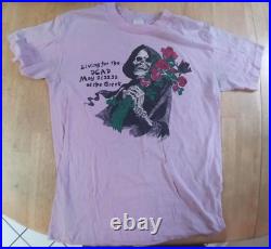 Vintage Grateful Dead Living for the Dead May 21,22,23 Medium Concert T-Shirt