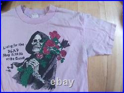 Vintage Grateful Dead Living for the Dead May 21,22,23 Medium Concert T-Shirt