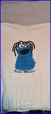 Vintage Grateful Dead Lot Shirt Burt & Ernie withRasta Monster On The Back XL
