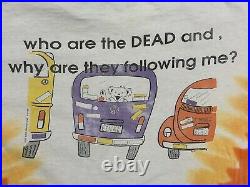 Vintage Grateful Dead Lot Tee Shirt XL Volkswagen VW Bus Bear GDM Brockum Jerry