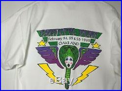 Vintage Grateful Dead Men T Shirt Short Sleeve Rare GDM 1995 Oakland Concert XL