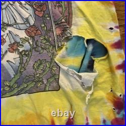 Vintage Grateful Dead Moon Garden Florduana Tye Dye Eye Dye XL T Shirt Tee