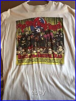 Vintage Grateful Dead Music Never Stopped T-Shirt X-Large 100% Cotton