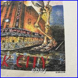 Vintage Grateful Dead New York City 1995 Tour T Shirt Men's XL 90s