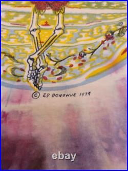 Vintage Grateful Dead Original 1979 Ed Donohue Tie-Dyed T-Shirt Collectabl