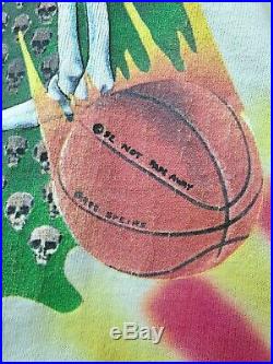 Vintage Grateful Dead Original 1992 Lithuania Basketball, Single stitch size XL