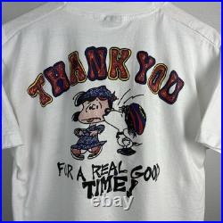 Vintage Grateful Dead Peanuts Loose Lucy Tour Band T Shirt Double Sided Large