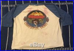 Vintage Grateful Dead Raglan 1979 70s Distressed Shirt Jerry Garcia Band Large