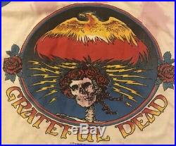 Vintage Grateful Dead Raglan 1979 70s Distressed Shirt Jerry Garcia Band Large