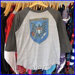 Vintage Grateful Dead Raglan Shirt 1983 Stanley Mouse Shield