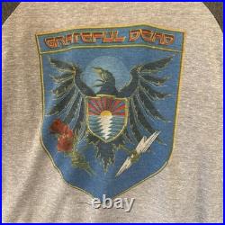 Vintage Grateful Dead Raglan Shirt 1983 Stanley Mouse Shield