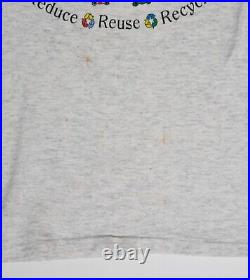 Vintage Grateful Dead Reduce Reuse Recycle T-Shirt Size M/L Band Tee White 1992