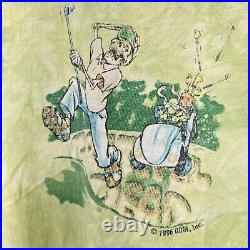 Vintage Grateful Dead Rock Band 1996 Green T-shirt Size M