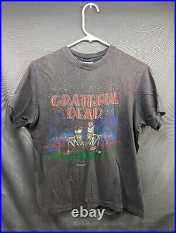 Vintage Grateful Dead Rock Concert T-Shirt 1981 San Francisco Golden Gate Med