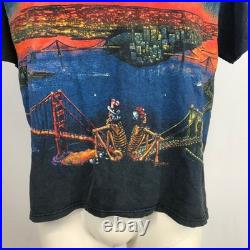Vintage Grateful Dead San Francisco All Over Print T-Shirt WILD OATS XL