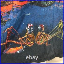Vintage Grateful Dead San Francisco All Over Print T-Shirt WILD OATS XL