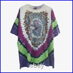 Vintage Grateful Dead Seasons Of The Dead 1993 Liquid Blue Tie Dye T Shirt 2XL