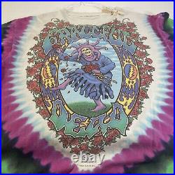 Vintage Grateful Dead Seasons Of The Dead 1993 Tie Dye T-shirt No Tag No Size