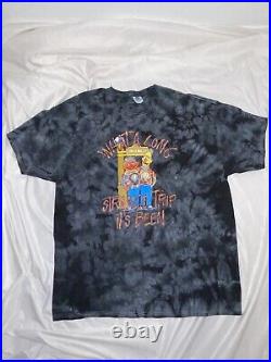 Vintage Grateful Dead Sesame Street Bert & Ernie Parody Graphic Tee XXL NOS