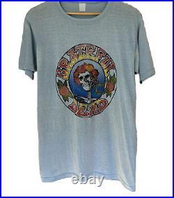 Vintage Grateful Dead Shirt 1980 Short Sleeve Crew Neck Concert Shirt Band Tee L