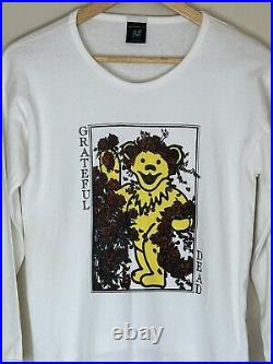 Vintage Grateful Dead Shirt 1980s Long Sleeve Hippie Boho Concert Shirt USA L