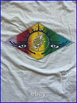 Vintage Grateful Dead Shirt 1987 Diamond Eyes Band Lot T-Shirt Size XL