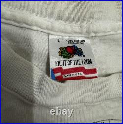 Vintage Grateful Dead Shirt 1990 Rare Adult Size Large 25th Anniversary White