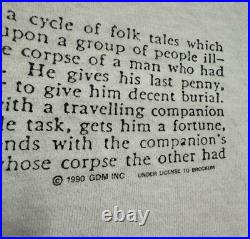 Vintage Grateful Dead Shirt 1990 Rare Adult Size Large 25th Anniversary White