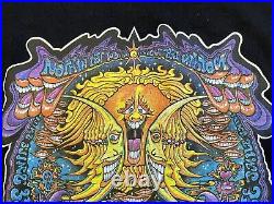 Vintage Grateful Dead Shirt 1990's Sun Moon He's Gone Jester Garcia Smile Rare