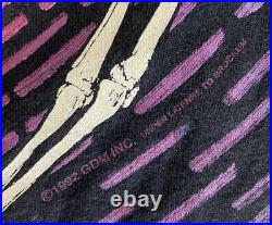 Vintage Grateful Dead Shirt 1992 Rare Brockum skeletons