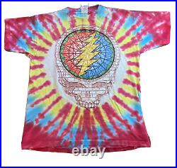 Vintage Grateful Dead Shirt 1994 Summer Tour Stained Glass Tie Dye GDM Large