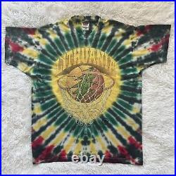 Vintage Grateful Dead Shirt 1996 Lithuania Basketball Olympic Tie Dye Size XL