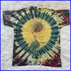 Vintage Grateful Dead Shirt 1996 Lithuania Basketball Olympic Tie Dye Size XL