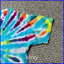 Vintage Grateful Dead Shirt Adult Medium Rainbow Tye-Dye Parking Lot Mens 80s