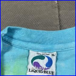 Vintage Grateful Dead Shirt Adult XL Bear Spiral Tie Dye 1989 GDM USA Brockum