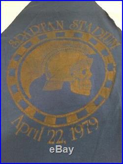 Vintage Grateful Dead Shirt April 22, 1979 Spartan Stadium