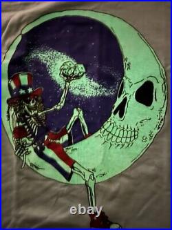 Vintage Grateful Dead Shirt Deadstock Uncle Sam Moon Dice Skull Garcia Tour