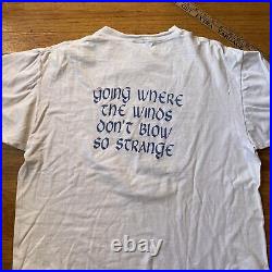Vintage Grateful Dead Shirt Egg/Sperm with He's Gone Lyrics XL, Wild Distressing