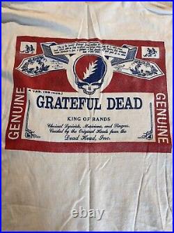 Vintage Grateful Dead Shirt King Of Bands XL