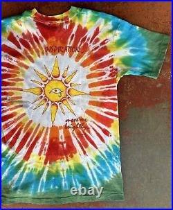 Vintage Grateful Dead Shirt Large Mens Ripple Junction 90s Tie Dye Tour Festival